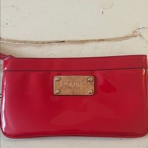 Kate Spade Glossy Red Wristlet